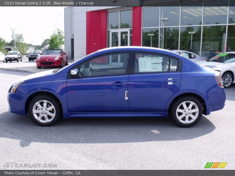 Blue Metallic / Charcoal 2010 Nissan Sentra 2.0 SR