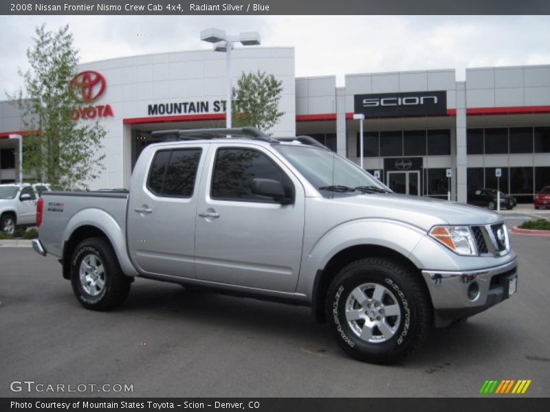 Radiant Silver / Blue 2008 Nissan Frontier Nismo Crew Cab 4x4