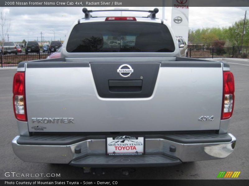 Radiant Silver / Blue 2008 Nissan Frontier Nismo Crew Cab 4x4