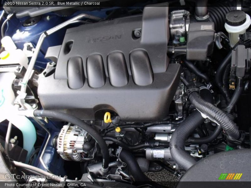 Blue Metallic / Charcoal 2010 Nissan Sentra 2.0 SR