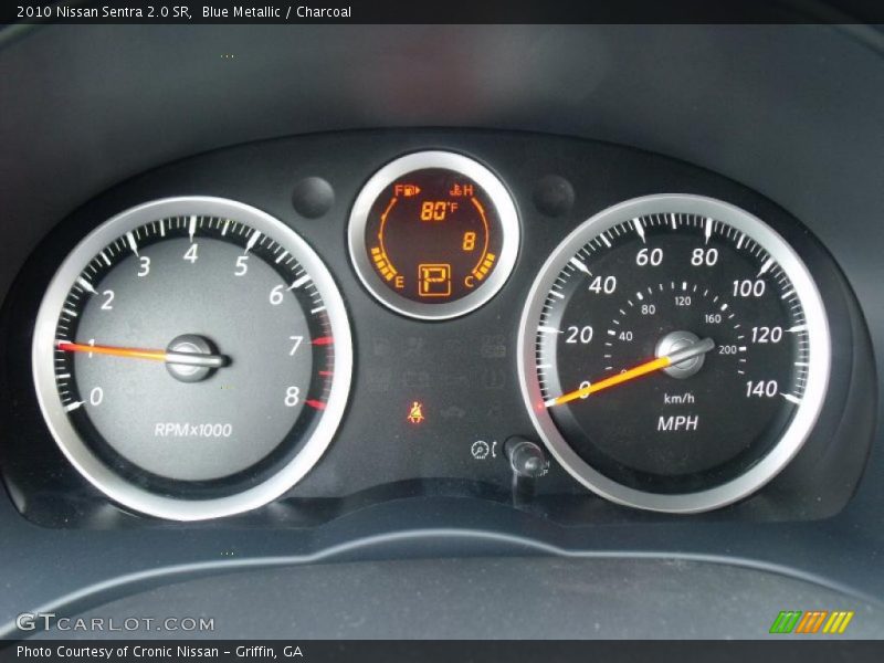 Blue Metallic / Charcoal 2010 Nissan Sentra 2.0 SR