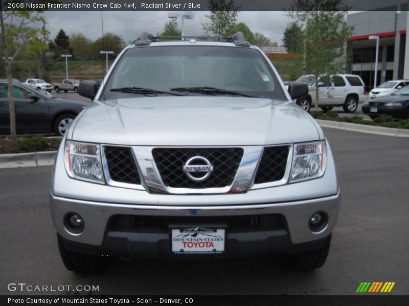 Radiant Silver / Blue 2008 Nissan Frontier Nismo Crew Cab 4x4