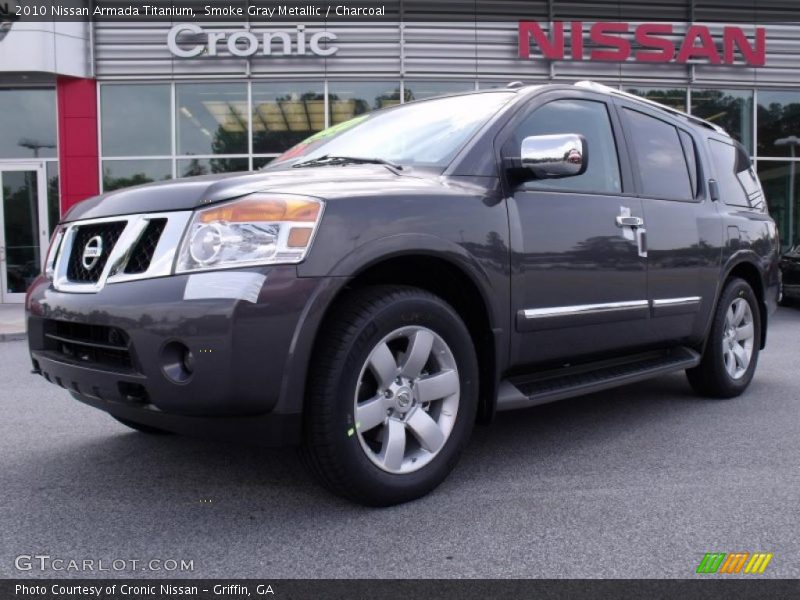 Smoke Gray Metallic / Charcoal 2010 Nissan Armada Titanium