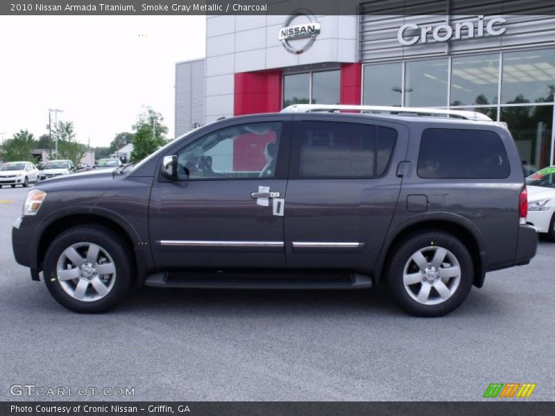 Smoke Gray Metallic / Charcoal 2010 Nissan Armada Titanium