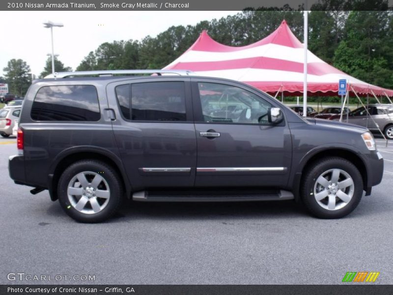 Smoke Gray Metallic / Charcoal 2010 Nissan Armada Titanium