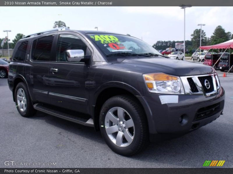 Smoke Gray Metallic / Charcoal 2010 Nissan Armada Titanium
