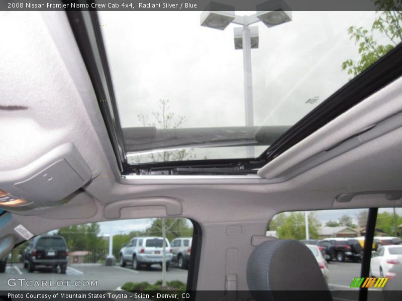 Radiant Silver / Blue 2008 Nissan Frontier Nismo Crew Cab 4x4