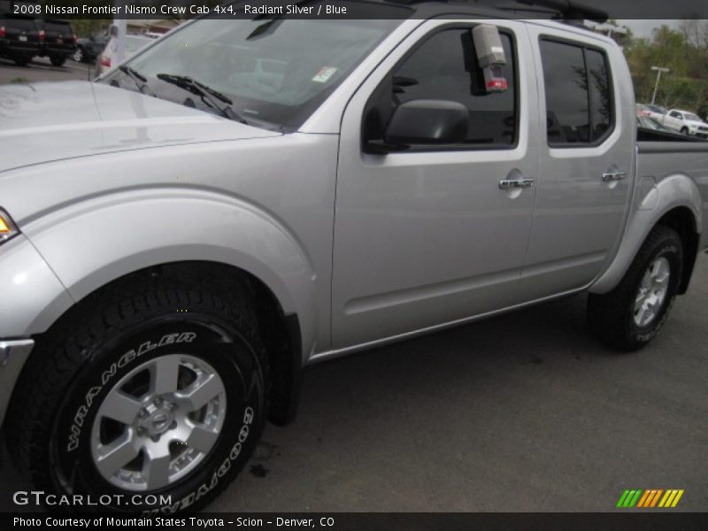 Radiant Silver / Blue 2008 Nissan Frontier Nismo Crew Cab 4x4