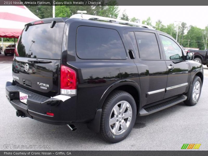 Galaxy Black Metallic / Charcoal 2010 Nissan Armada Platinum