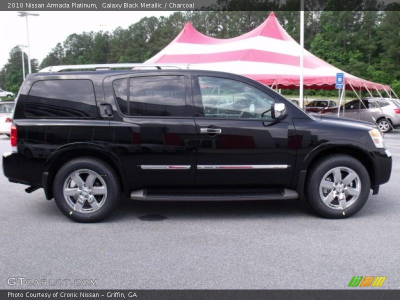 Galaxy Black Metallic / Charcoal 2010 Nissan Armada Platinum