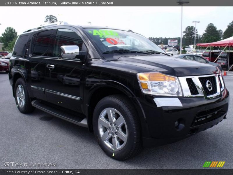 Galaxy Black Metallic / Charcoal 2010 Nissan Armada Platinum