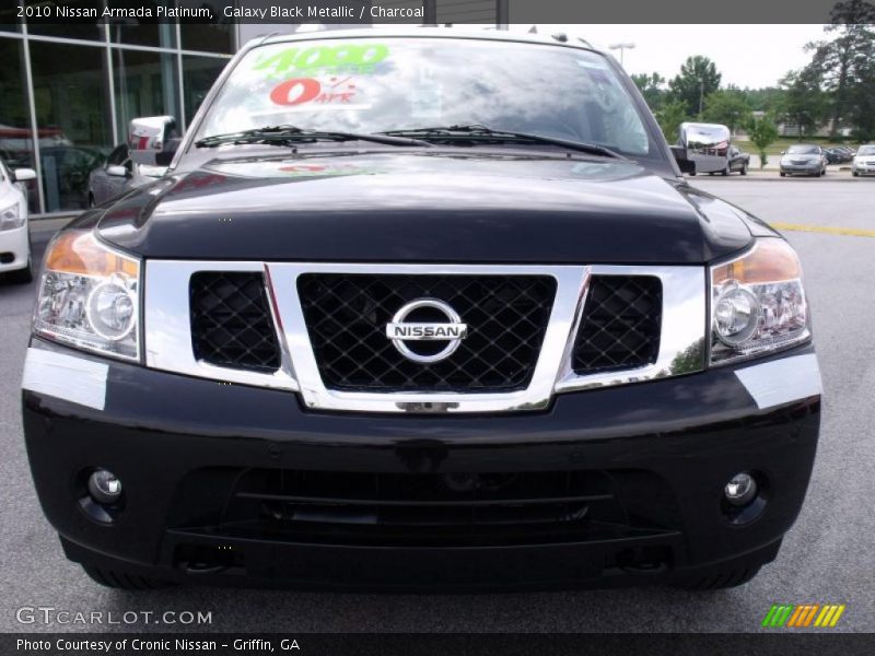 Galaxy Black Metallic / Charcoal 2010 Nissan Armada Platinum