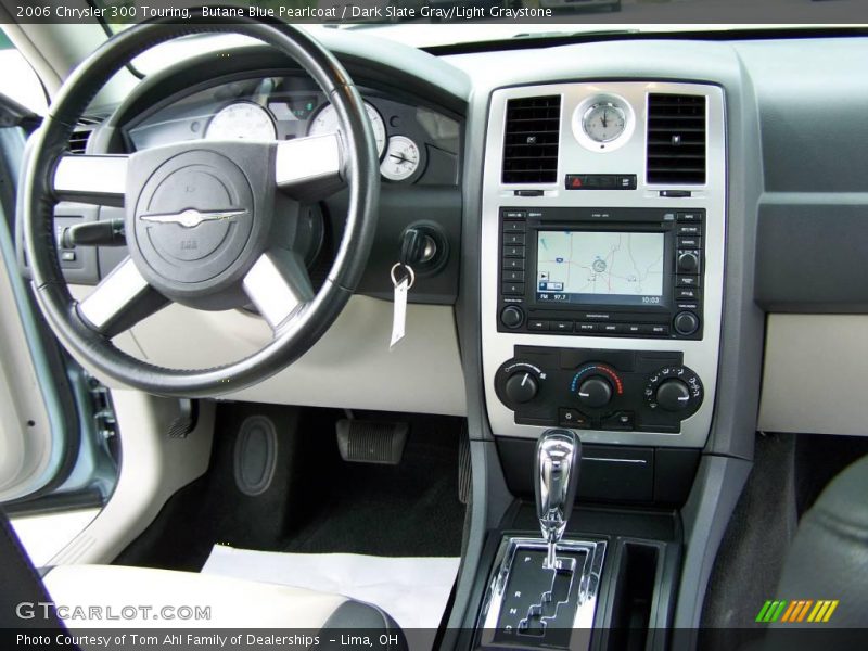Butane Blue Pearlcoat / Dark Slate Gray/Light Graystone 2006 Chrysler 300 Touring