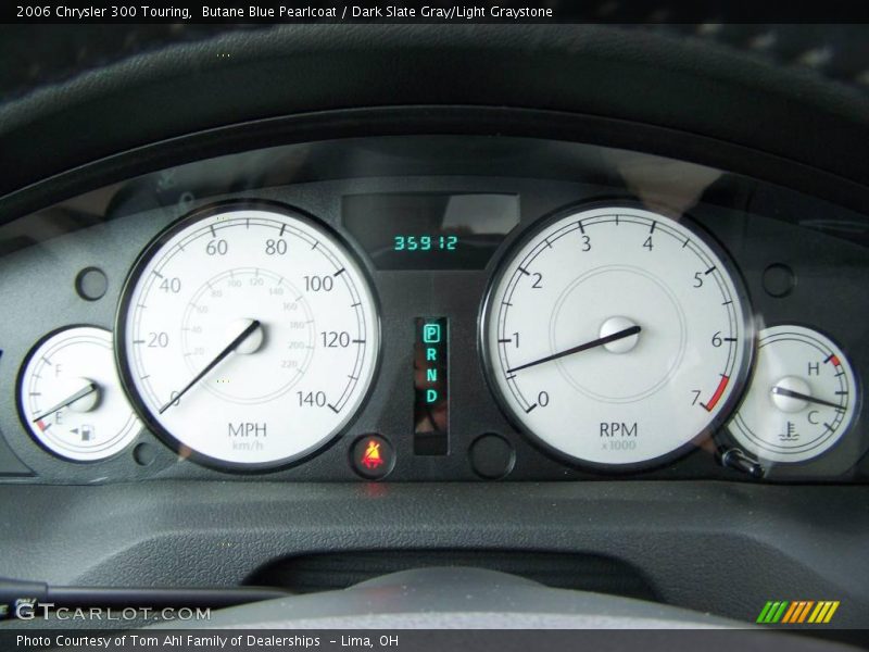 Butane Blue Pearlcoat / Dark Slate Gray/Light Graystone 2006 Chrysler 300 Touring