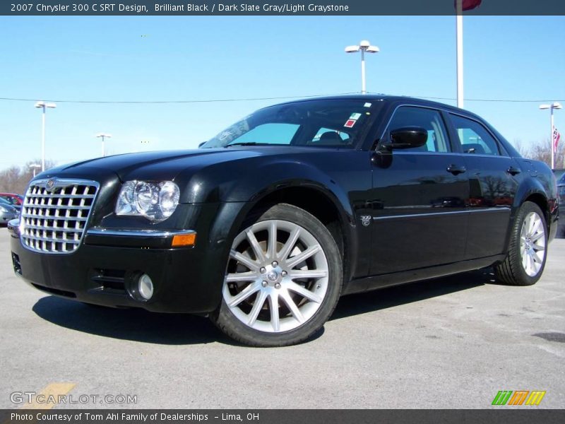 Brilliant Black / Dark Slate Gray/Light Graystone 2007 Chrysler 300 C SRT Design