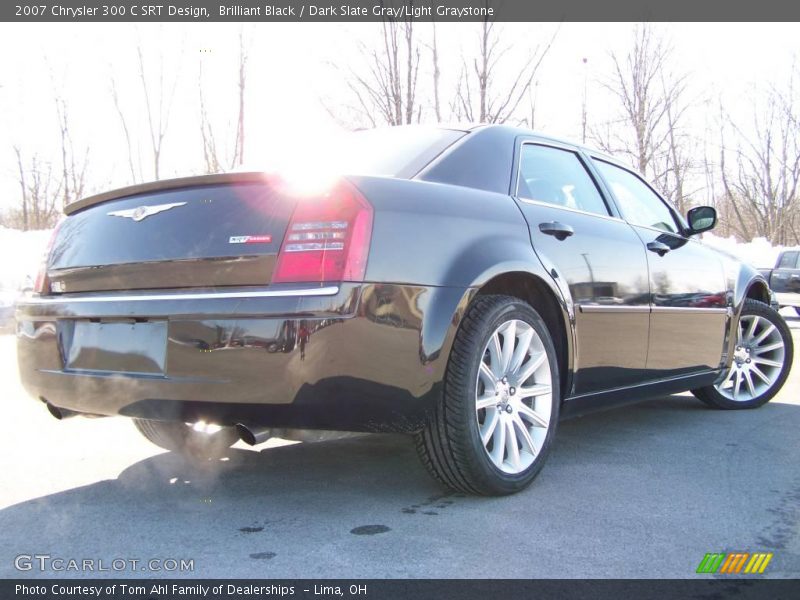 Brilliant Black / Dark Slate Gray/Light Graystone 2007 Chrysler 300 C SRT Design