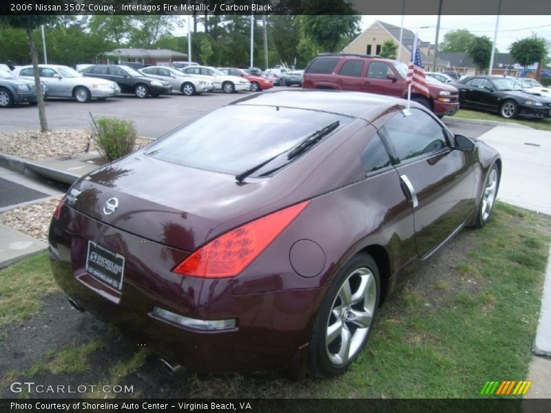 Interlagos Fire Metallic / Carbon Black 2006 Nissan 350Z Coupe