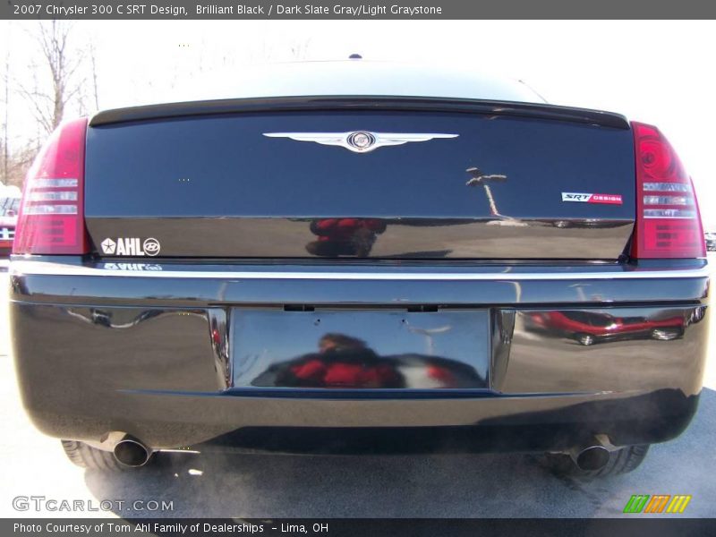 Brilliant Black / Dark Slate Gray/Light Graystone 2007 Chrysler 300 C SRT Design