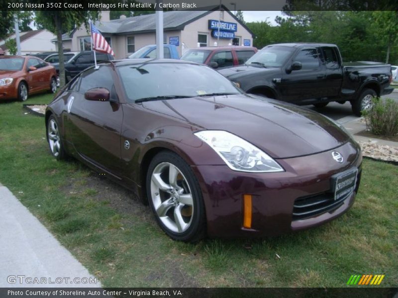 Interlagos Fire Metallic / Carbon Black 2006 Nissan 350Z Coupe
