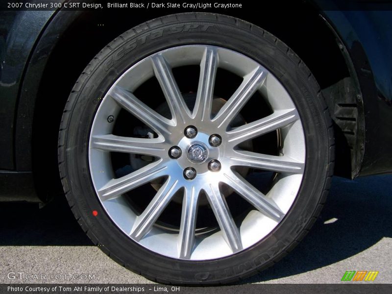 Brilliant Black / Dark Slate Gray/Light Graystone 2007 Chrysler 300 C SRT Design