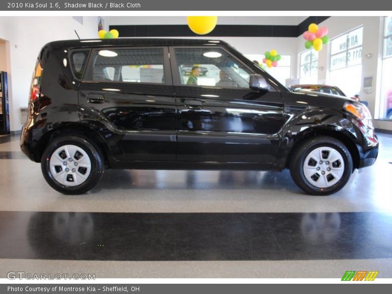 Shadow Black / Black Cloth 2010 Kia Soul 1.6