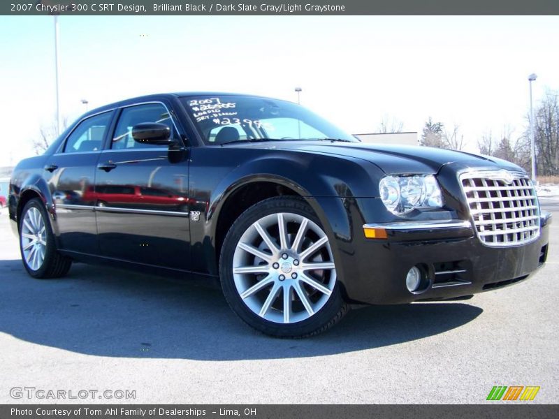 Brilliant Black / Dark Slate Gray/Light Graystone 2007 Chrysler 300 C SRT Design