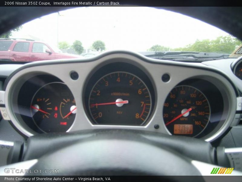 Interlagos Fire Metallic / Carbon Black 2006 Nissan 350Z Coupe