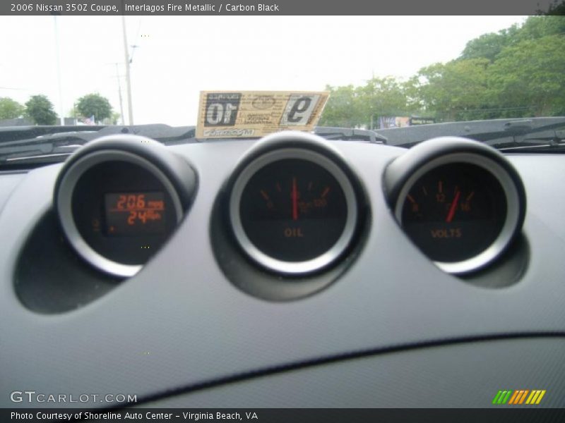 Interlagos Fire Metallic / Carbon Black 2006 Nissan 350Z Coupe