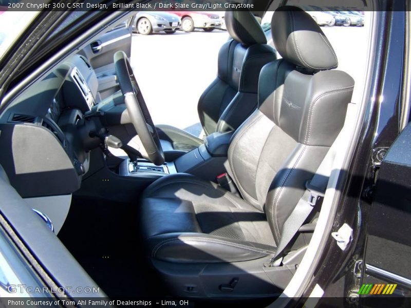 Brilliant Black / Dark Slate Gray/Light Graystone 2007 Chrysler 300 C SRT Design