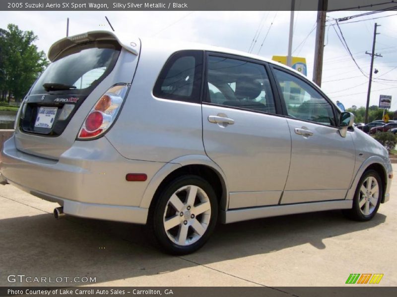 Silky Silver Metallic / Black 2005 Suzuki Aerio SX Sport Wagon