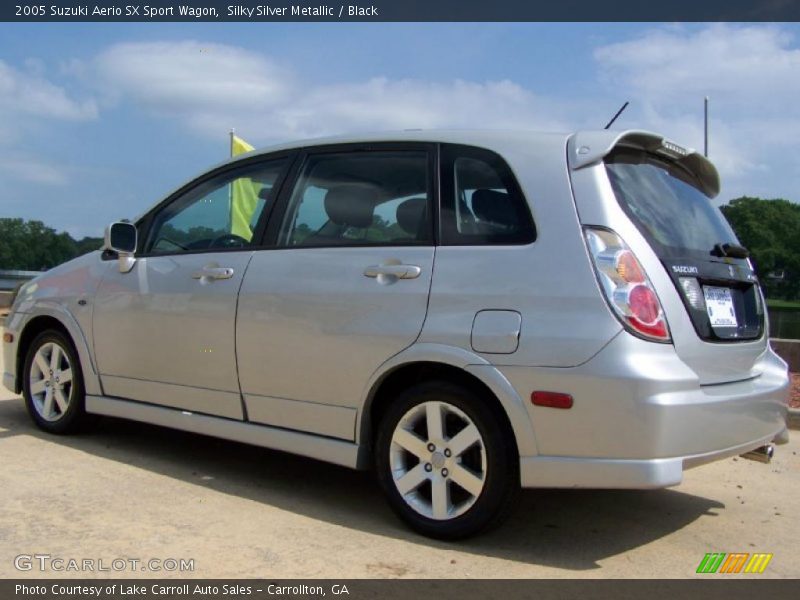Silky Silver Metallic / Black 2005 Suzuki Aerio SX Sport Wagon