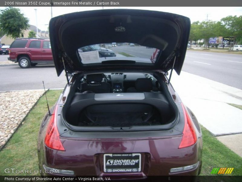 Interlagos Fire Metallic / Carbon Black 2006 Nissan 350Z Coupe