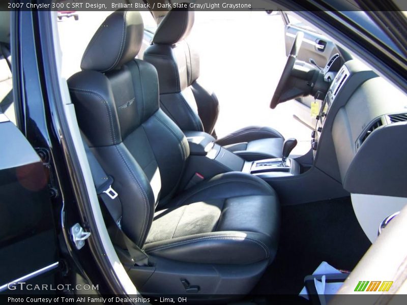 Brilliant Black / Dark Slate Gray/Light Graystone 2007 Chrysler 300 C SRT Design