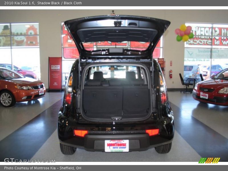 Shadow Black / Black Cloth 2010 Kia Soul 1.6