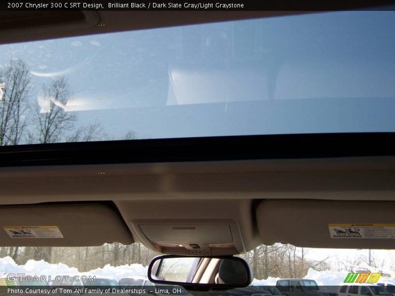 Brilliant Black / Dark Slate Gray/Light Graystone 2007 Chrysler 300 C SRT Design