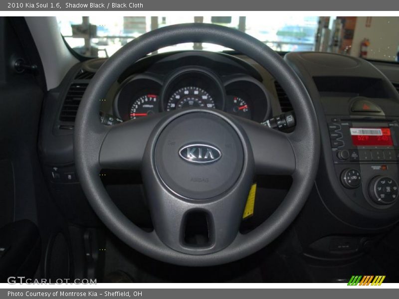 Shadow Black / Black Cloth 2010 Kia Soul 1.6