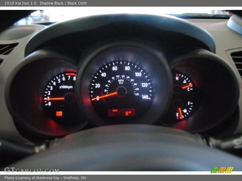 Shadow Black / Black Cloth 2010 Kia Soul 1.6