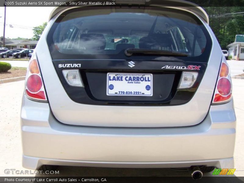 Silky Silver Metallic / Black 2005 Suzuki Aerio SX Sport Wagon