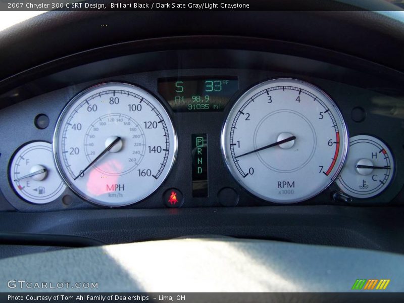 Brilliant Black / Dark Slate Gray/Light Graystone 2007 Chrysler 300 C SRT Design