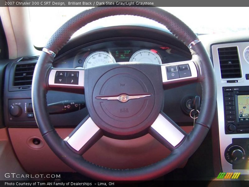 Brilliant Black / Dark Slate Gray/Light Graystone 2007 Chrysler 300 C SRT Design
