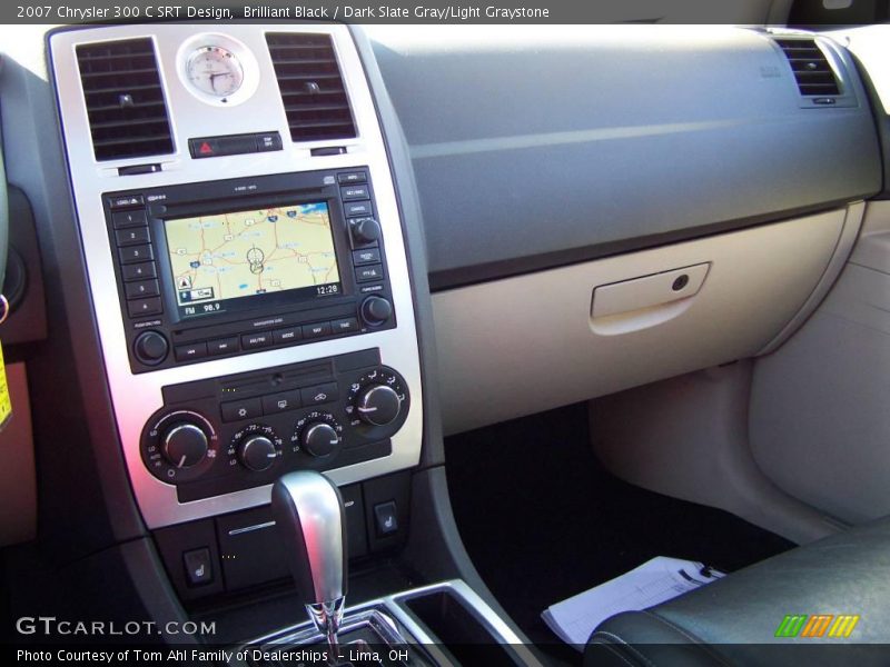 Brilliant Black / Dark Slate Gray/Light Graystone 2007 Chrysler 300 C SRT Design