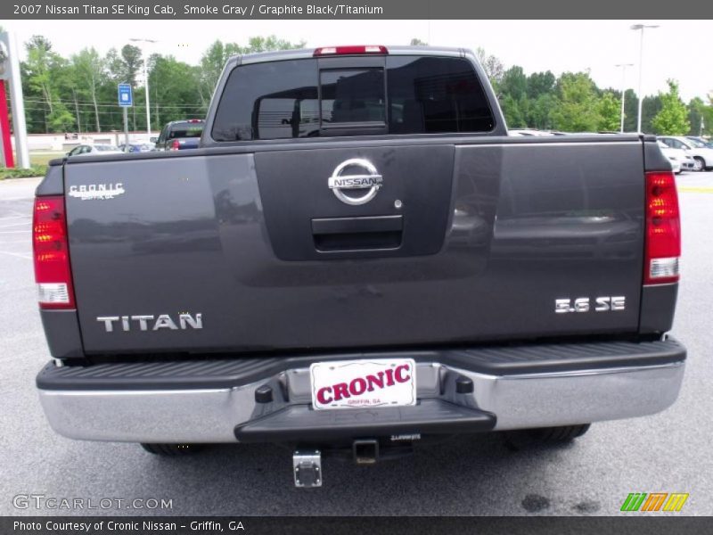 Smoke Gray / Graphite Black/Titanium 2007 Nissan Titan SE King Cab