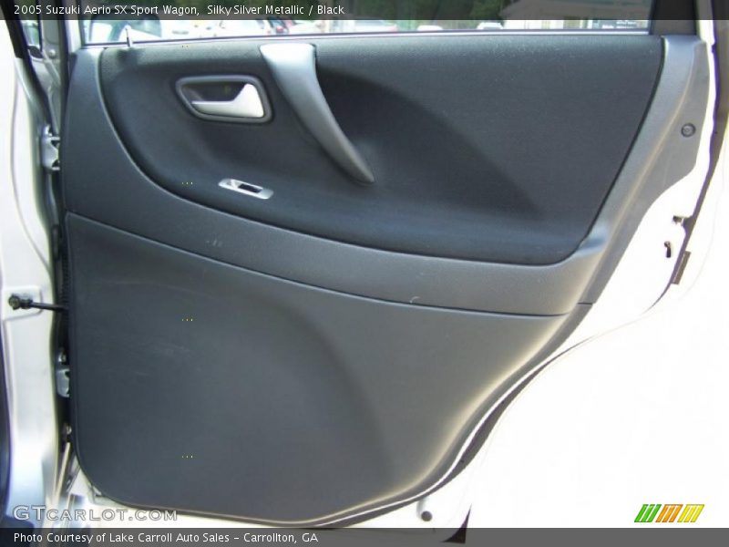 Silky Silver Metallic / Black 2005 Suzuki Aerio SX Sport Wagon
