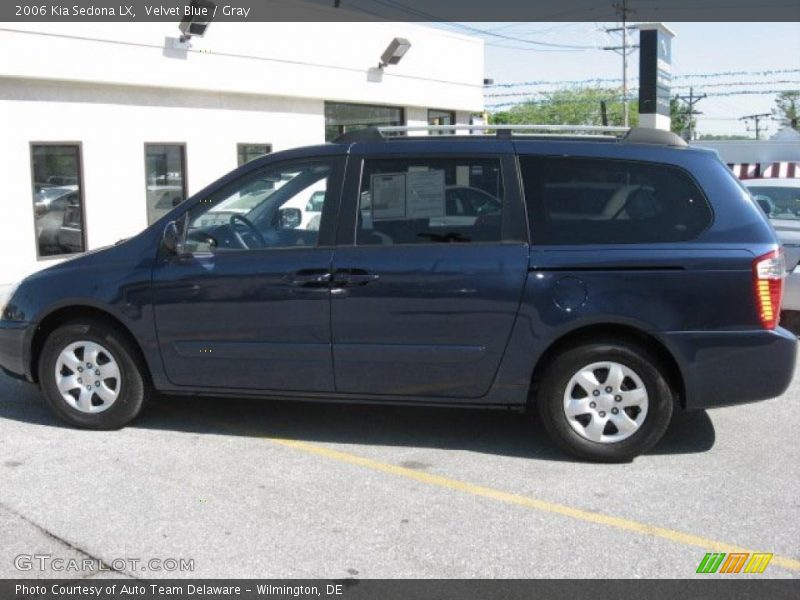Velvet Blue / Gray 2006 Kia Sedona LX