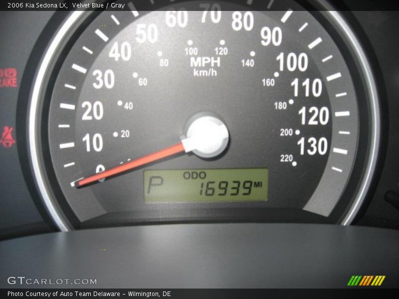 Velvet Blue / Gray 2006 Kia Sedona LX