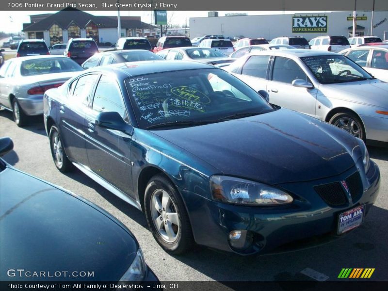 Blue Green Crystal / Ebony 2006 Pontiac Grand Prix Sedan