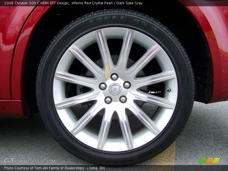 Inferno Red Crystal Pearl / Dark Slate Gray 2008 Chrysler 300 C HEMI SRT Design