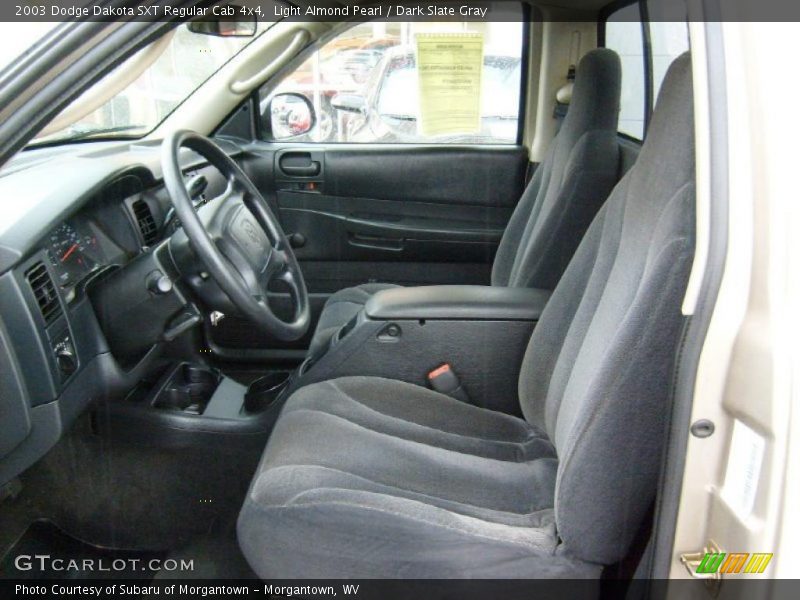 Light Almond Pearl / Dark Slate Gray 2003 Dodge Dakota SXT Regular Cab 4x4