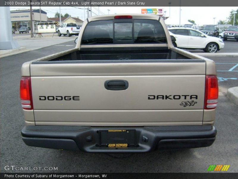 Light Almond Pearl / Dark Slate Gray 2003 Dodge Dakota SXT Regular Cab 4x4