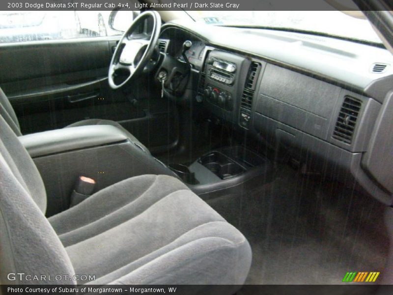 Light Almond Pearl / Dark Slate Gray 2003 Dodge Dakota SXT Regular Cab 4x4